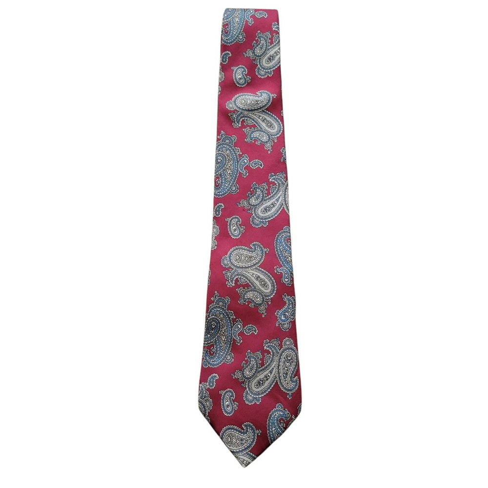 Christian Dior Men's All Silk Fabric Woven Tie 3.5" Width 60" Length Excellent